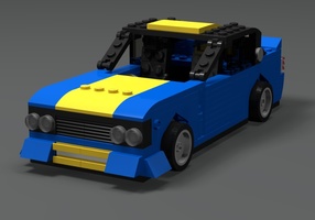 Набор LEGO MOC-13642 Fiat 131 Abarth Stradle