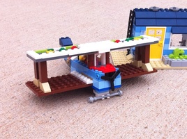 Набор LEGO MOC-13799 31063 Biplane and Workshop