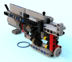 Набор LEGO MOC-14022 2 speed auto gearbox with reverse