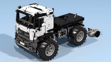 Набор LEGO MOC-14104 Mercedes Benz 42043 Trial truck / Crawler