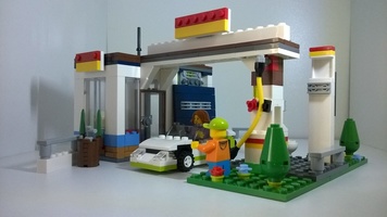 Набор LEGO MOC-14124 Заправочная станция