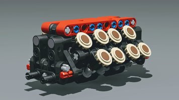Набор LEGO MOC-14171 1:8 scale W16-engine