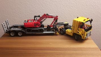 Набор LEGO Красный экскаватор