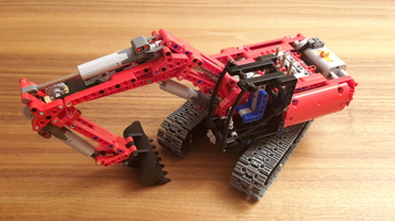 Набор LEGO Красный экскаватор