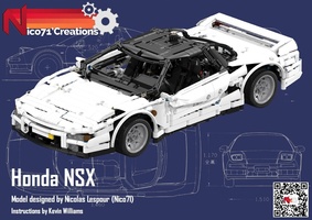 Набор LEGO Honda 90&#39; NSX type 1 White Version