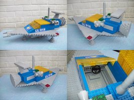 Набор LEGO MOC-14463 Supersized Classic Space Transport 918