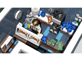 Набор LEGO Книжный магазин и кафе