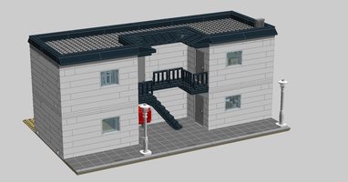 Набор LEGO MOC-15078 Модульный многоквартирный дом