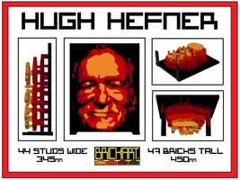 Набор LEGO HUGH HEFNER (layered art)