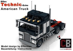 Набор LEGO MOC-15711 Custom RC American Truck