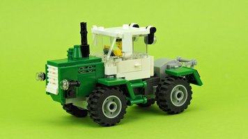Набор LEGO MOC-15743 Зеленый трактор