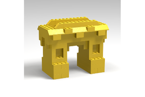 Набор LEGO MOC-16050 Простейшая триумфальная арка