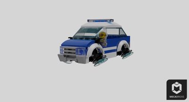 Набор LEGO MOC-18638 4436 Hover Patrol Car