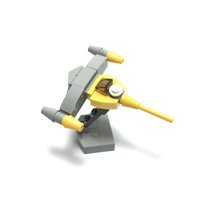 Набор LEGO MOC-18709 Naboo Starfighter Microscale