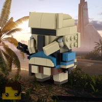 Набор LEGO Scarif Trooper Brickheadz