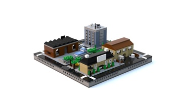 Набор LEGO T77 Micropolis - Suburbs