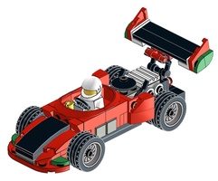 Набор LEGO 75886 retro vision f1