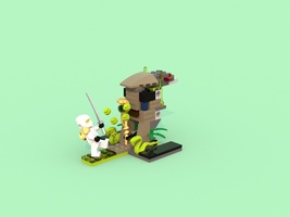 Набор LEGO MOC-21455 Venomari Venom trap