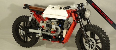 Набор LEGO MOC-21470 TECHNIC - BMW R80 SCRAMBLER