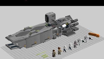 Набор LEGO MOC-21505 First Order Transport Extended
