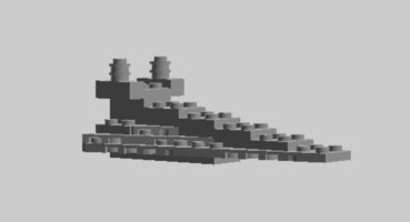 Набор LEGO MOC-22224 mini star destroyer