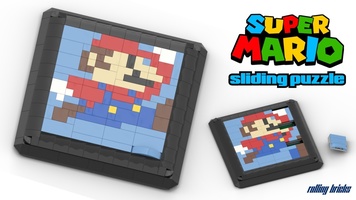 Набор LEGO MOC-22331 8-Bit Super Mario Sliding Puzzle Game