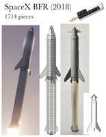 Набор LEGO MOC-22656 SpaceX BFR 2018 (Saturn V scale)