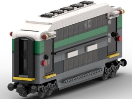 Набор LEGO MOC-22693 Train transit double passenger car