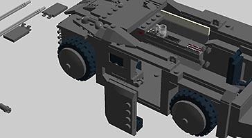 Набор LEGO Бронетранспортер инопланетян