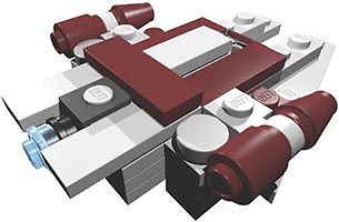 Набор LEGO V-образный истребитель