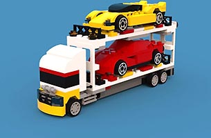 Набор LEGO Автовоз для гоночных автомобилей
