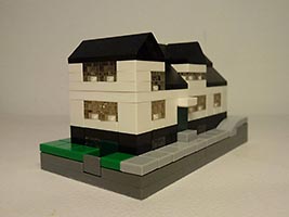 Набор LEGO Караульное здание музея Brede Works в Дании (микро-конструирование)