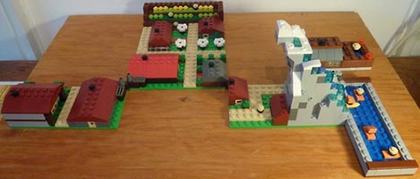 Набор LEGO Горный поселок (микро-конструирование)