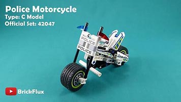 Набор LEGO MOC-4841 Полицейский мотоцикл