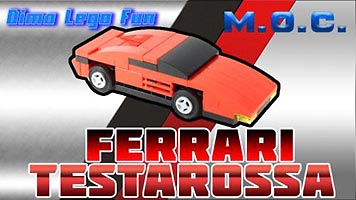 Набор LEGO MOC-4868 Феррари Тестаросса (мини)