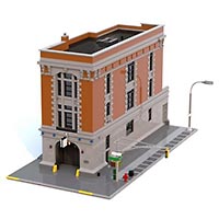 Набор LEGO MOC-4887 Пожарная станция охотников за привидениями