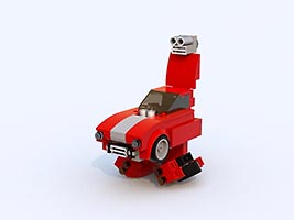 Набор LEGO Робот-трансформер (в машину с откидным верхом)