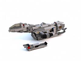 Набор LEGO MOC-5025 Космический корабль 'Светлячок' с челноком из вселенной 'Серенити'