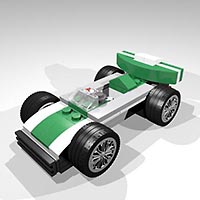 Набор LEGO MOC-5181 'Кит-кар' - гоночная машинка