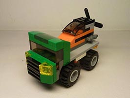 Набор LEGO MOC-5459 Грузовик-платформа с судном на воздушной подушке