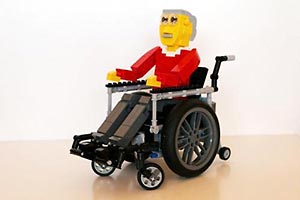Набор LEGO MOC-5502 Пациент в кресле-каталке