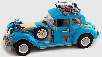 Набор LEGO Роллс-ройс Классик ('Психоделик' Джона Леннона)
