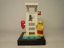 Набор LEGO MOC-5566 Спасатель и вышка