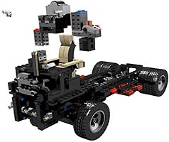 Набор LEGO Мерседес Актрос - тягач