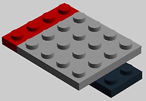 Набор LEGO Красный космический крейсер