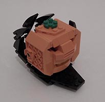 Набор LEGO MOC-5725 Светящаяся голова-тыква (Хэллоуин)