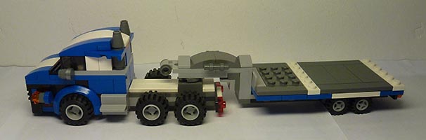 Набор LEGO Тягач с прицепом