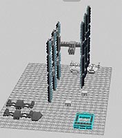 Набор LEGO MOC-5799 Космический корабль класса 'Квазар'