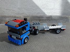 Набор LEGO MOC-5809 Большой тягач с прицепом