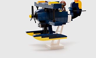 Набор LEGO Американский спортивный гидроплан Кертис R3C-0